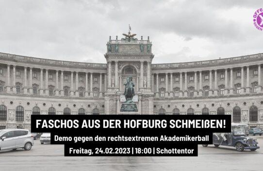 FASCHOS AUS DER HOFBURG SCHMEIßEN! | Demonstration gegen den rechtsextremen Akademikerball