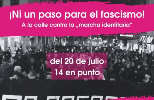 ¡Ni un paso para el fascismo! A la calle contra la "marcha identitaria" del 20 de julio de 2024