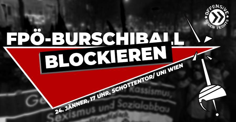 OTS Demonstration gegen den FPÖ-Burschenschafterball